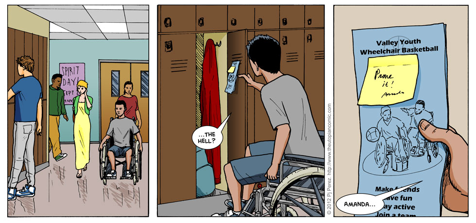 That might be the most crowded a hallway at Sagebrush has ever been in this comic.